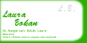 laura bokan business card